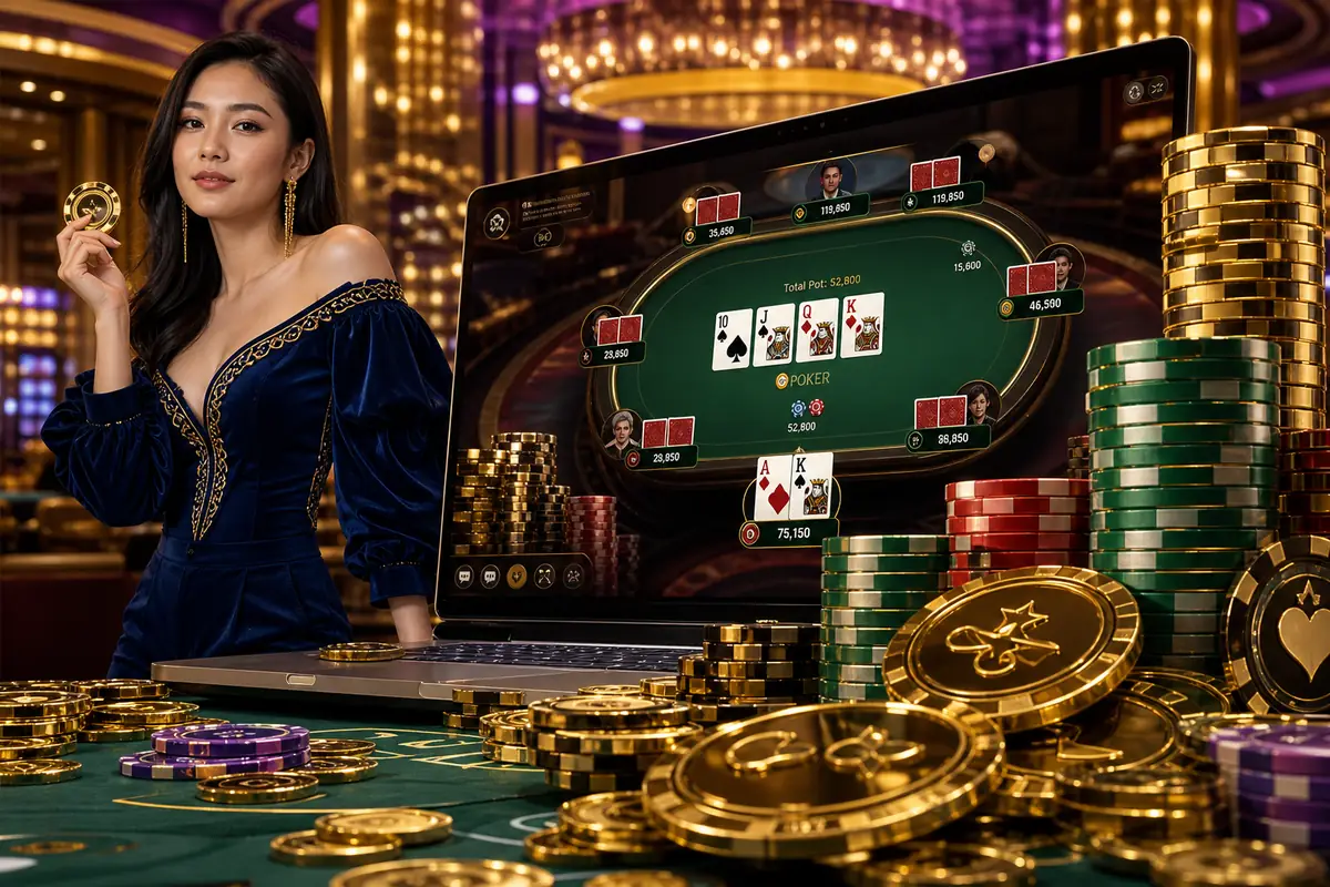 gsc888 poker online meja permainan kad